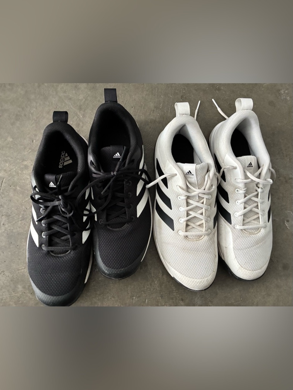 2 Pack Adidas Tennis Shoes Sz 12